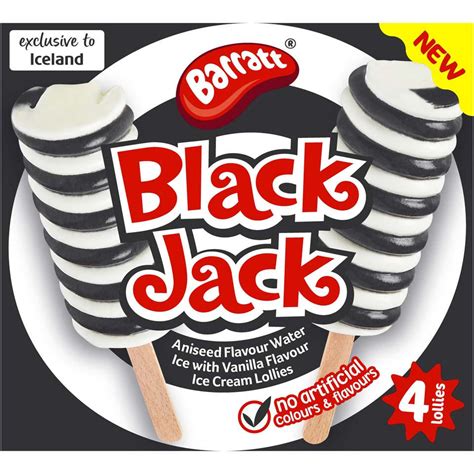 Barratts black jack  And sucking a Black Jack still turns your tongue black too! 24 sweets per 110g portion approx